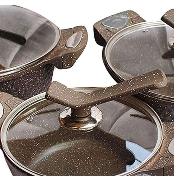 6 Piece Aluminum Cookware Set