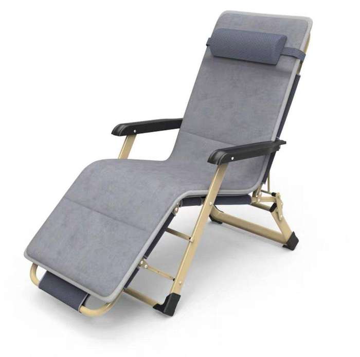 Adjustable Reclining Sun Lounger  Padded, Portable, Ergonomic Outdoor & Terrace Lounger
