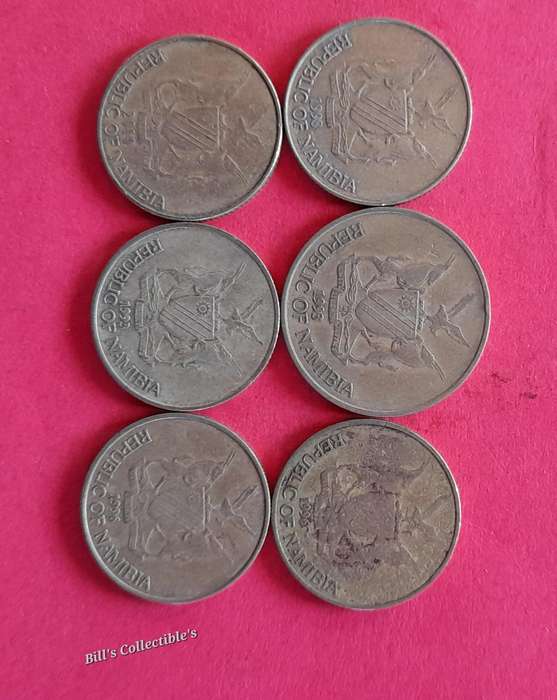 Namibia Dollar Coins . 1 bid Takes All .