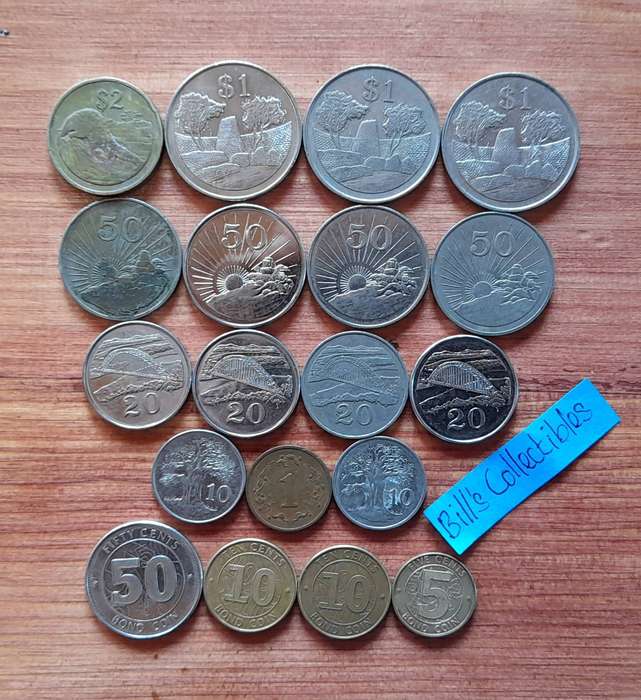 Zimbabwe Coins (Bond Coins) 1 Bid Takes All.