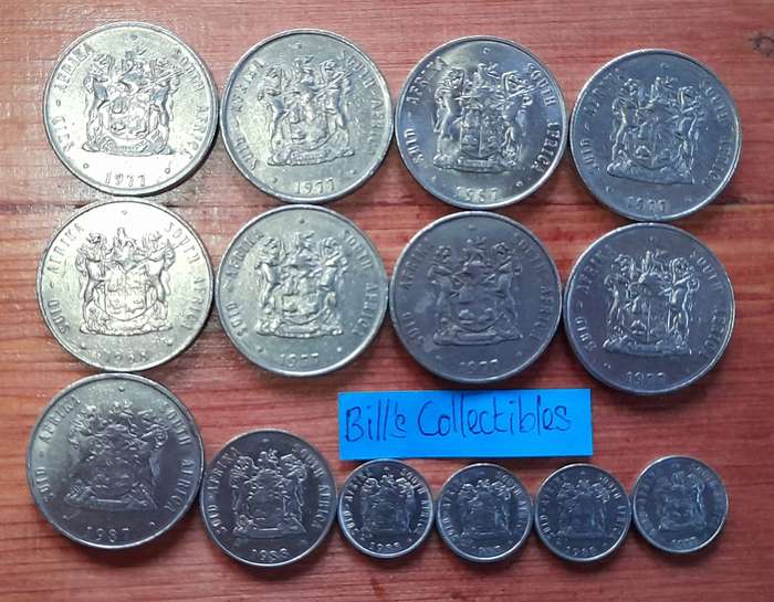 South African Mix 2nd Decimal Coin Lot.
