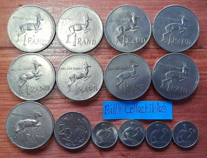 South African Mix 2nd Decimal Coin Lot.