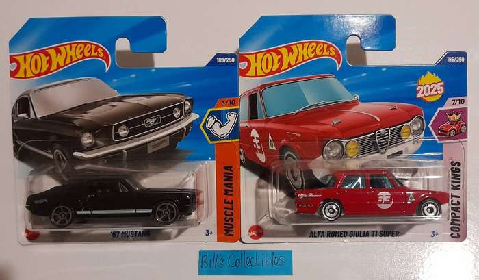Hot Wheels x2 Cars .