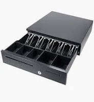 Black Steel Cash Drawer