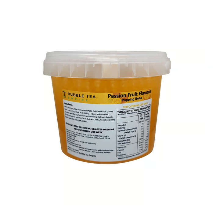 Passionfruit Popping Boba - 1KG