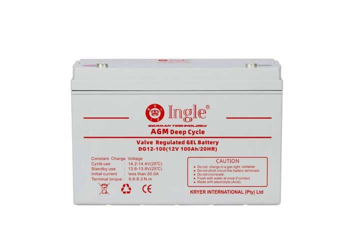 Ingle 12v 100ah/20hr (AGM) Gel Battery
