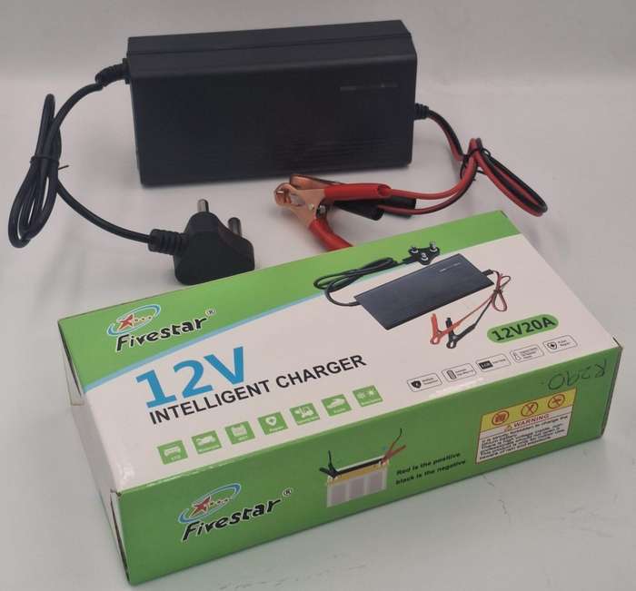Fivestar  12v/20a Intelligent Battery Charger for GEL batteries