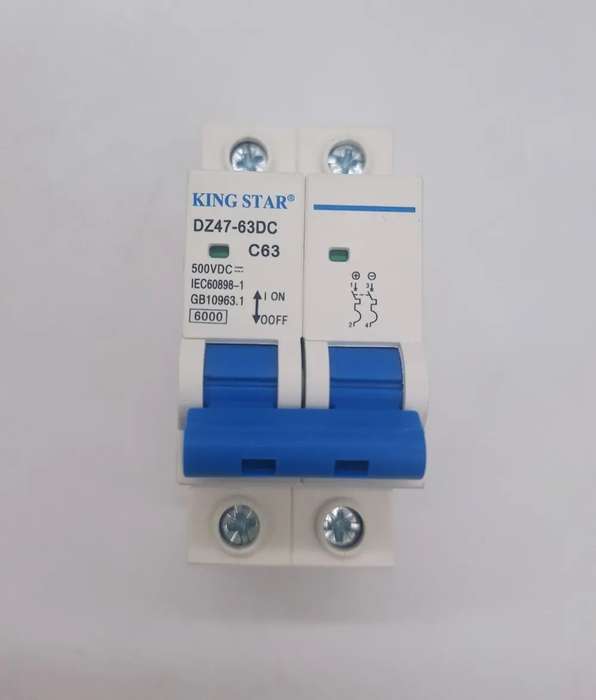 Kingstar DC Circuit Breaker C63 double pole