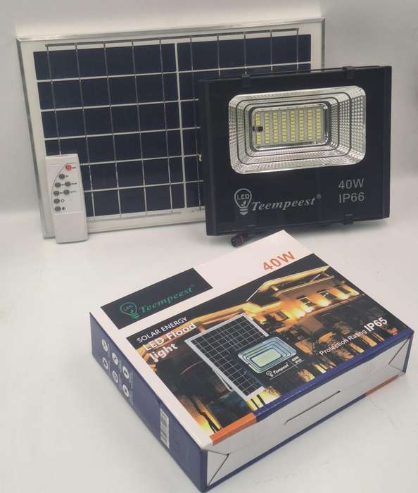 Tempest  40w LED Solar Flood Light