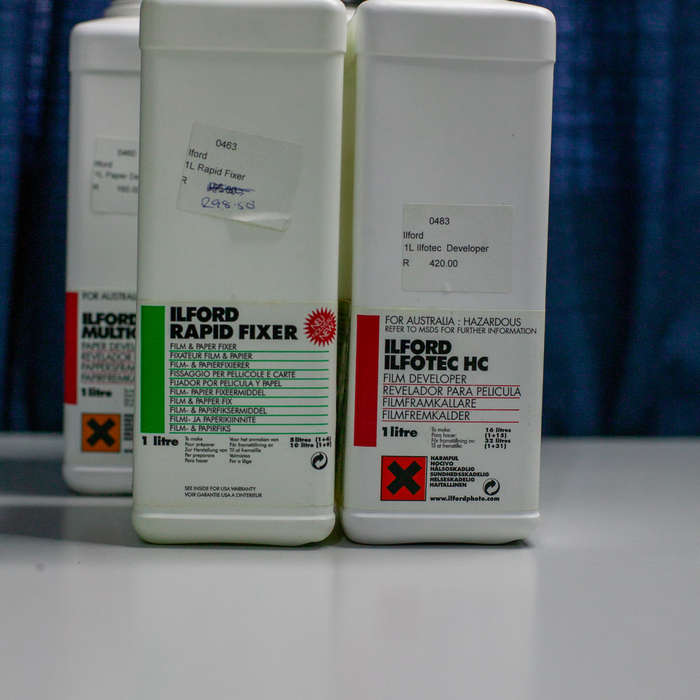 Ilford Darkroom Chemistry (Fixer & Developer)