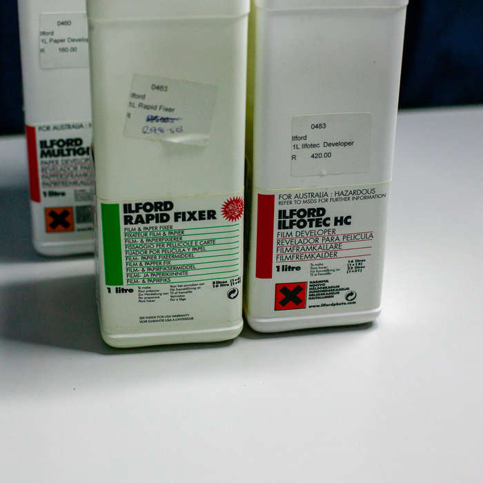Ilford Darkroom Chemistry (Fixer & Developer)