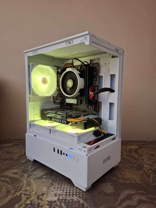 White NVIDIA GTX 1660ti+RYZEN 5 Amazing Gaming PC