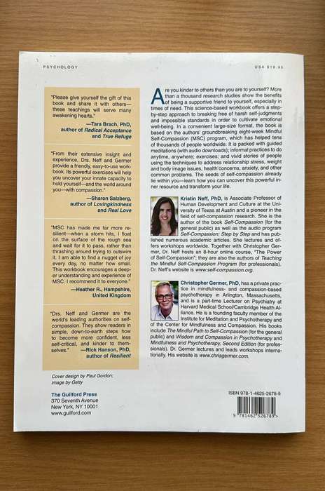 The Mindful Self-Compassion Workbook - Kristin Neff, PhD / Christopher Germer, PhD