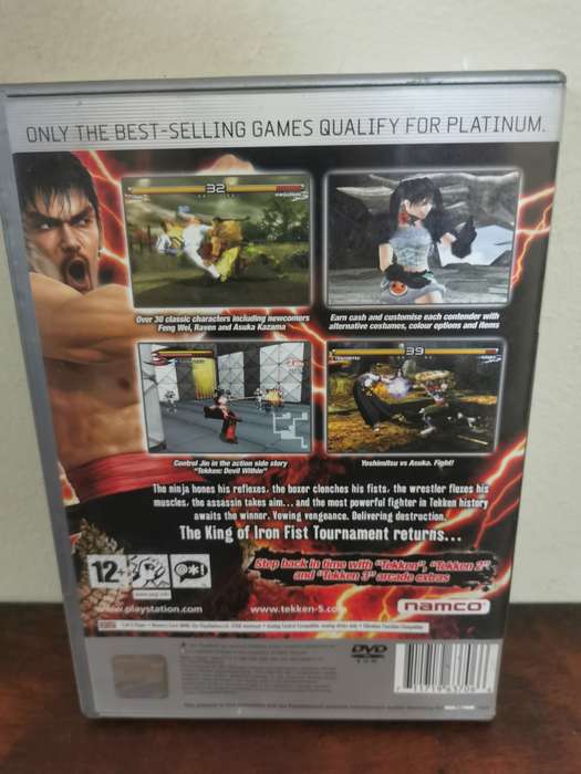 Tekken 5 on PlayStation 2 with booklet