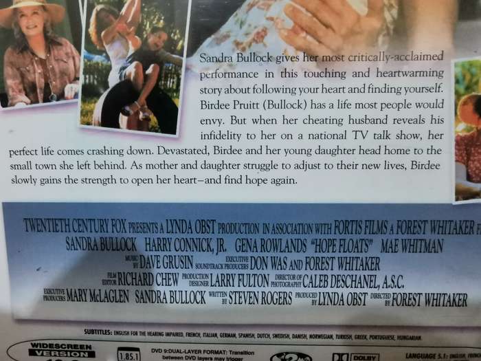 Hope Floats on DVD