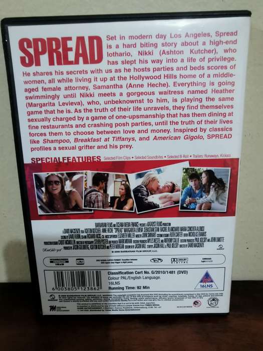 Spread on DVD