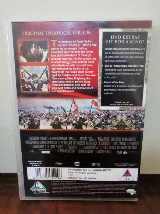 King Arthur on DVD