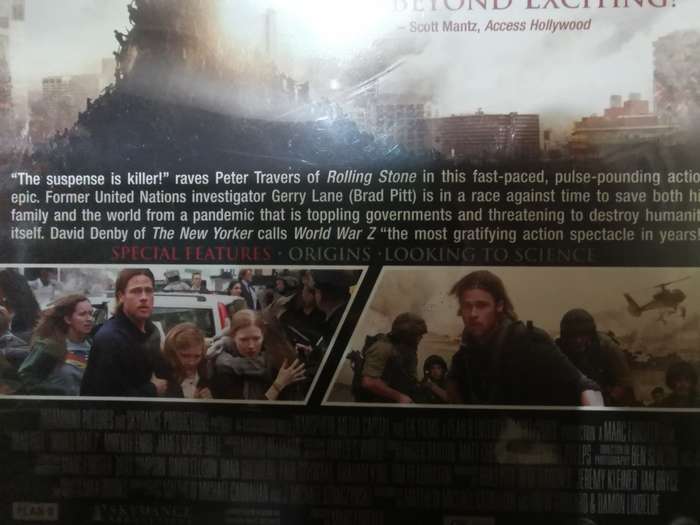 World War Z on DVD