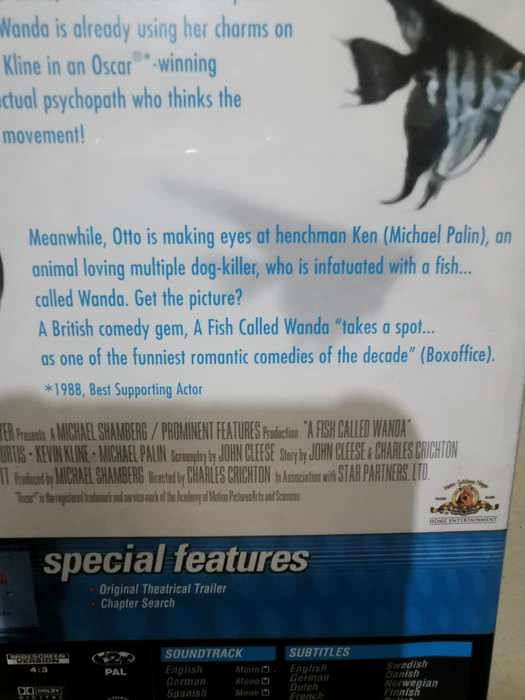 A Fish Called Wanda on DVD