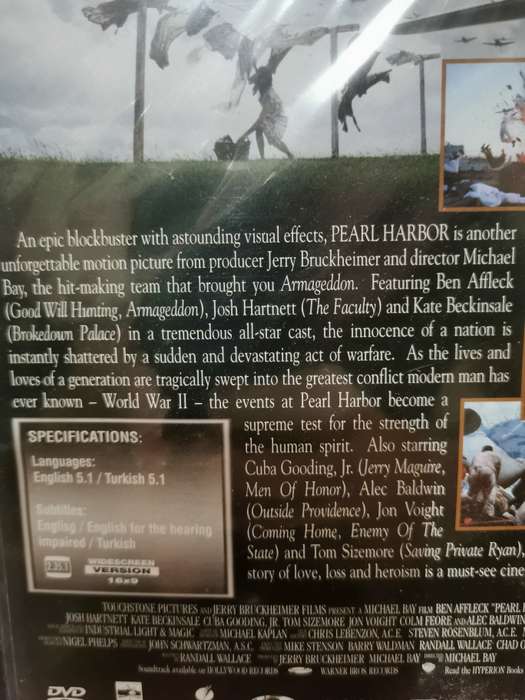 New and Sealed - Pearl Harbor on DVD
