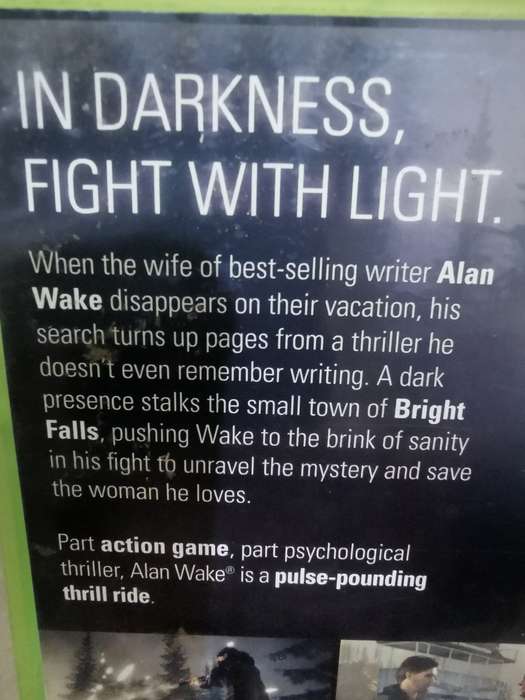Alan Wake on Xbox 360 with Booklet