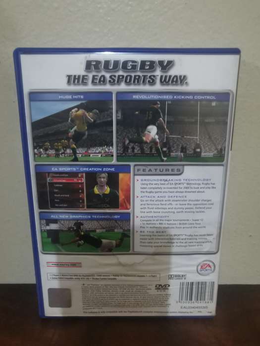 Rugby 2005 on PlayStation 2 with Booklet