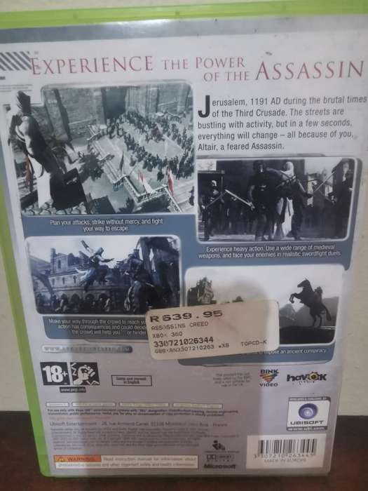Assassin's Creed on Xbox 360 with Booklet