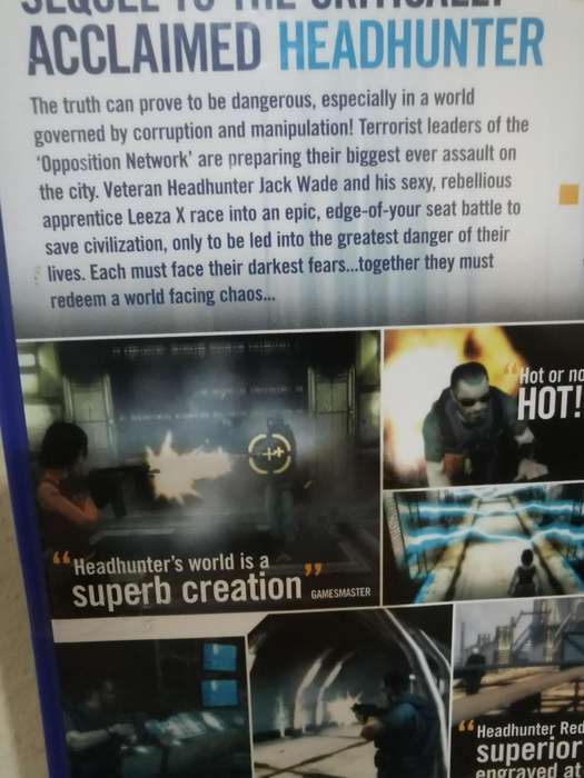 Headhunter Redemption on PlayStation 2 with Booklet