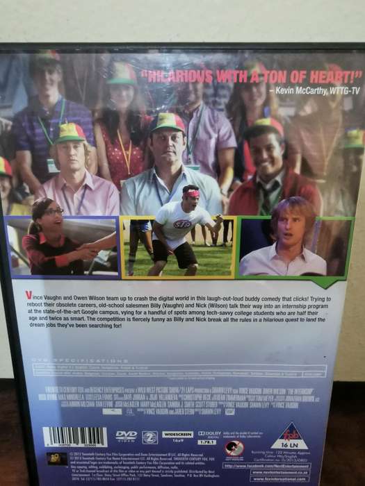 The Internship on DVD