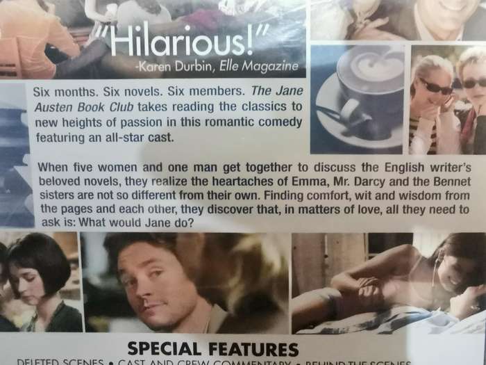 New and Sealed - The Jane Austin Book Club on DVD