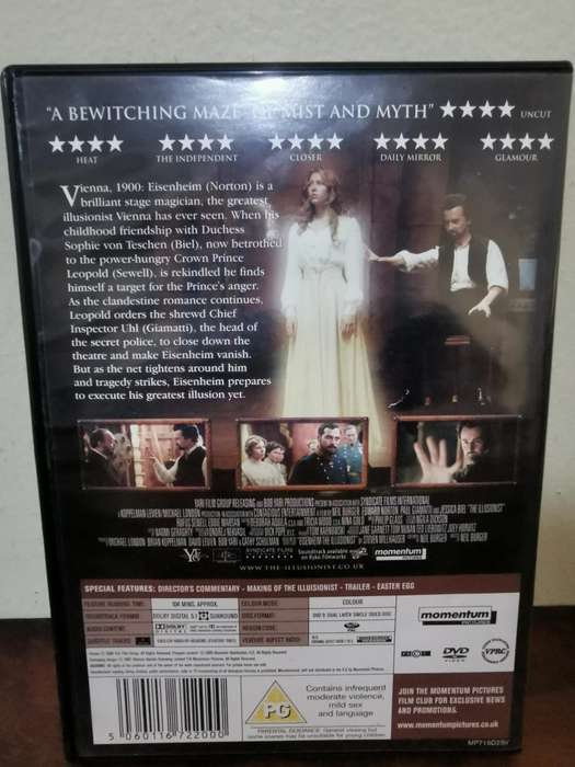 The Illusionist on DVD