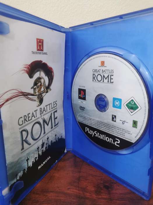 Great Battles of Rome on PlayStation 2 with Booklet