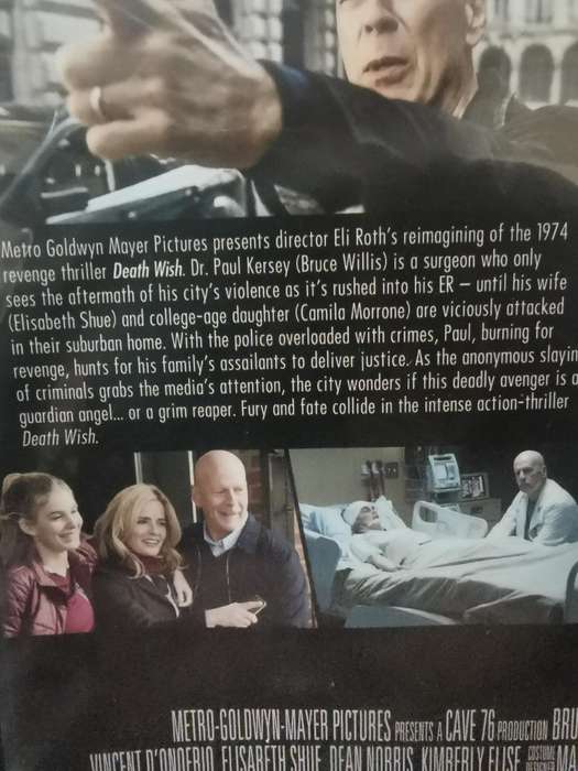 Death Wish on DVD