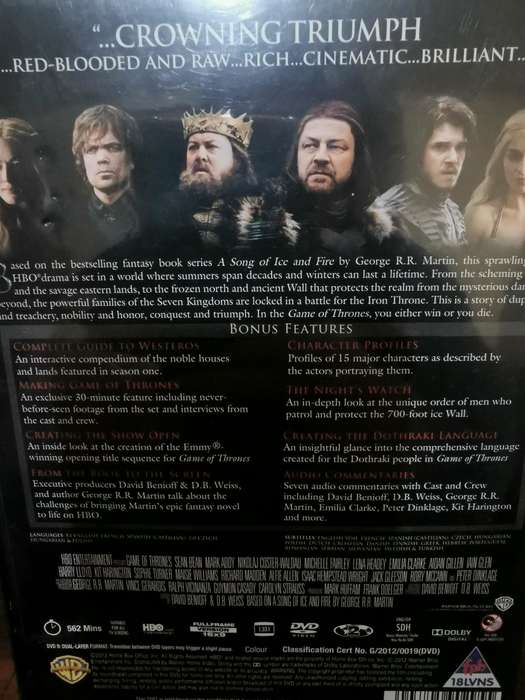 Game of Thrones - Complete Season 1 on DVD