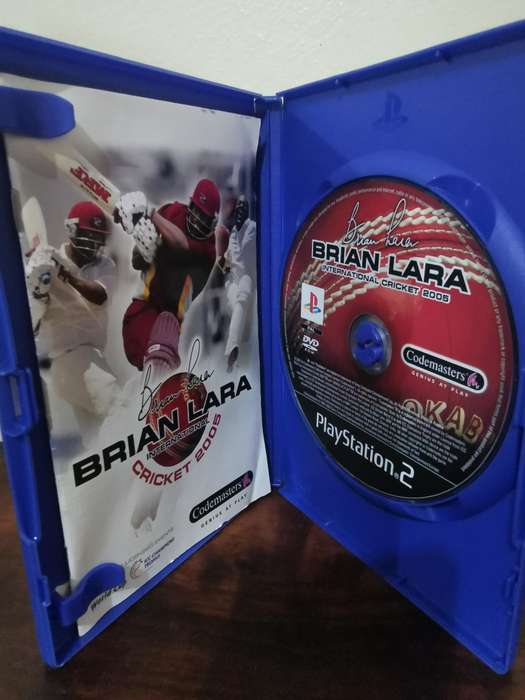 Brian Lara Cricket 2005 on PlayStation 2 with Booklet