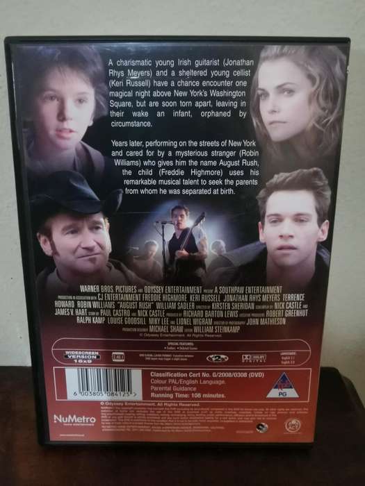 August Rush on DVD including Soundtrack CD