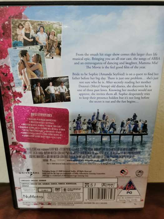 Mamma Mia on DVD including Soundtrack CD