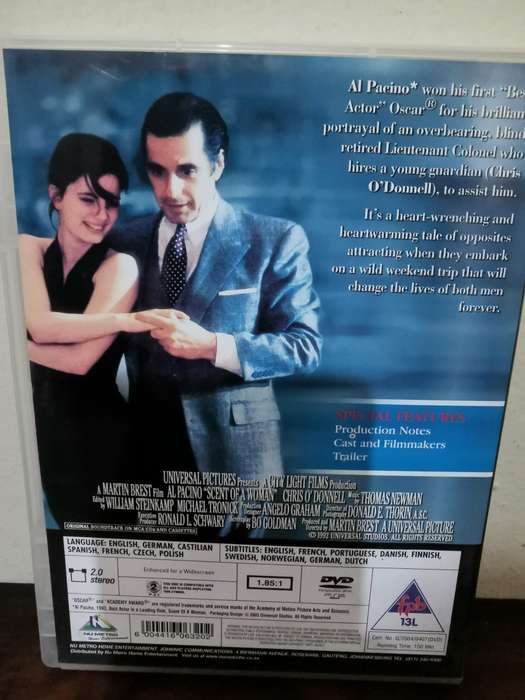 Scent of a Woman on DVD