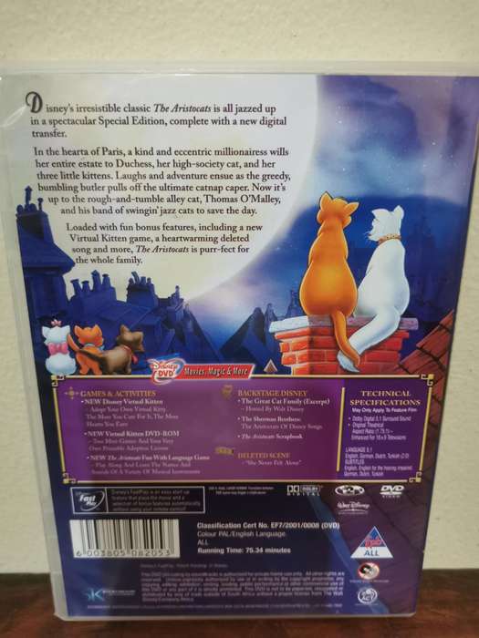 The Aristocats, Special Edition on DVD