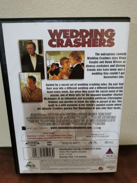 Wedding Crashers on DVD