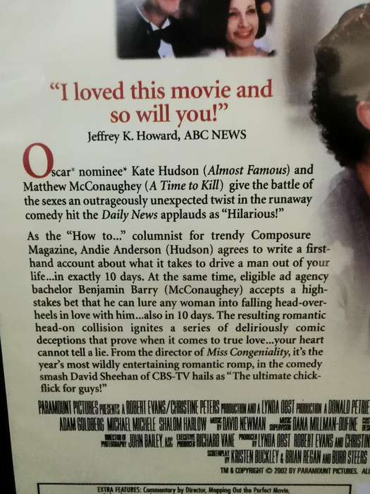 How to Lose a Guy in 10 Days on DVD