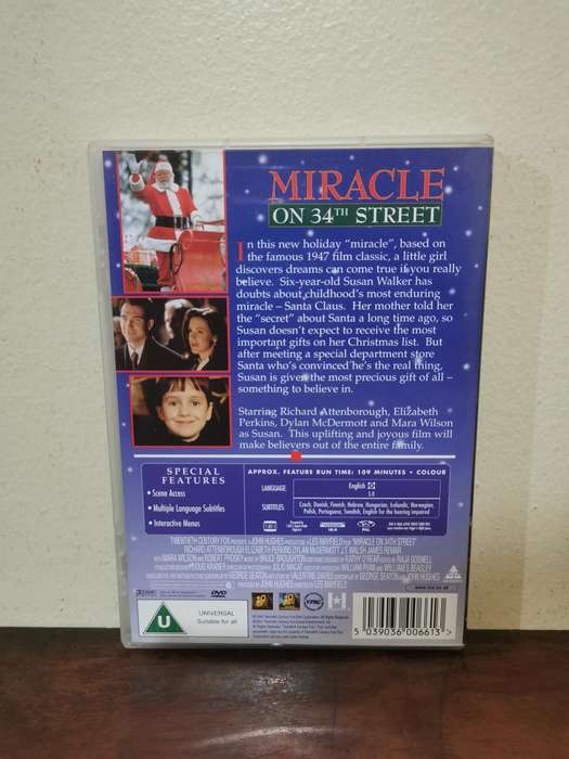 Miracle on 34th Street on DVD