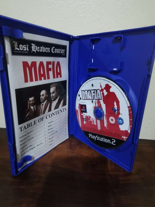 Mafia on PlayStation 2 with Booklet