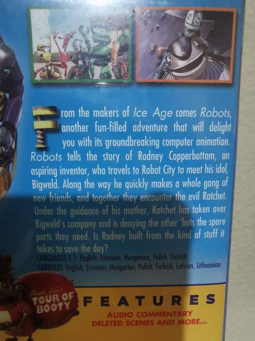 Robots on DVD