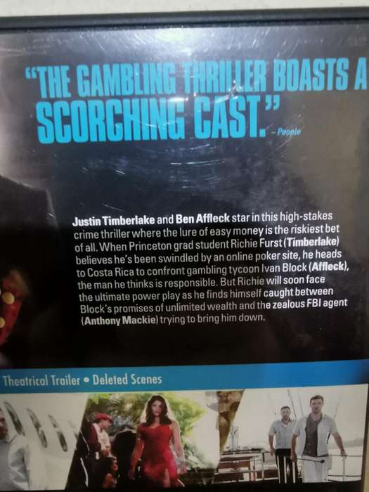 Runner Runner on DVD