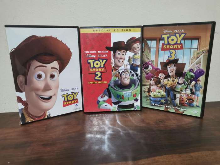 Toy Story 1, 2 and 3 on DVD