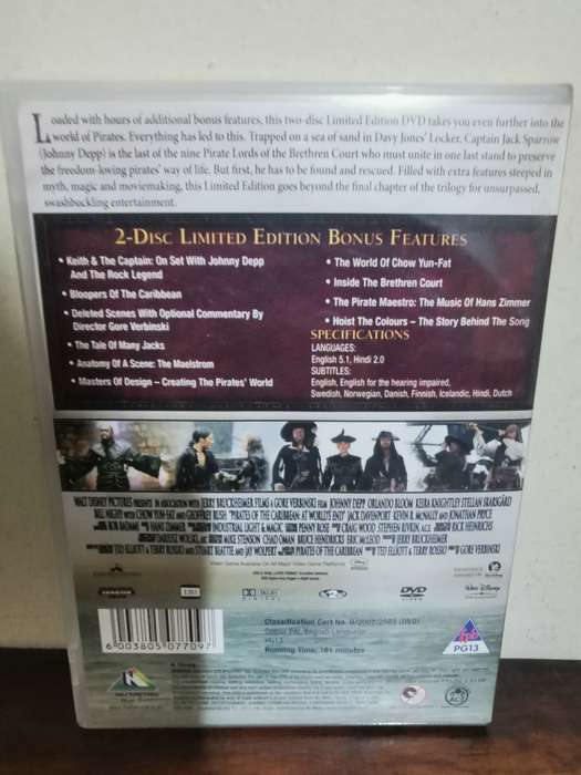 Limited Edition of Pirates of the Caribbean - At World's End on DVD