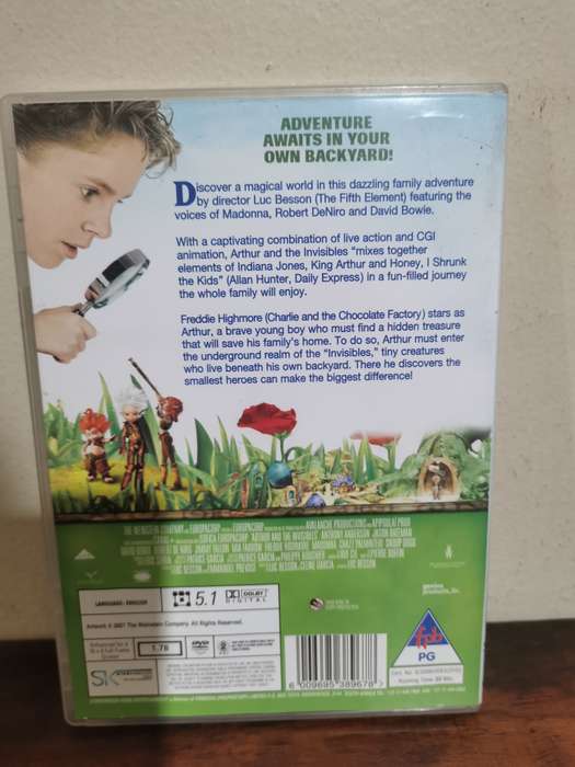 Arthur and the Invisibles on DVD