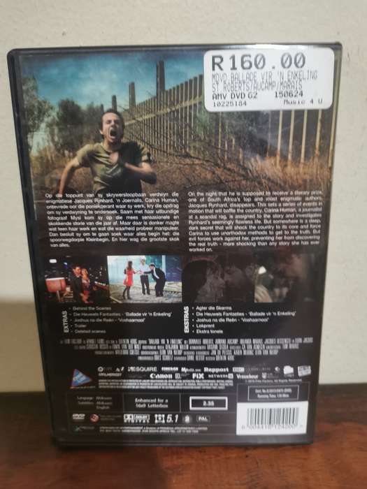 Ballade vir n Enkeling on DVD