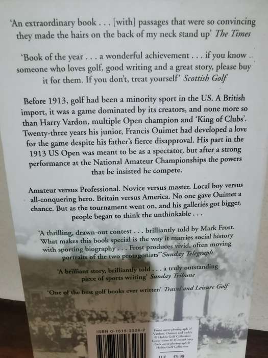 The Greatest Game Ever Played, Novel by Mark Frost